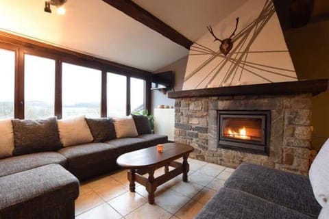 Living room, Seating area, Garden view, flat iron