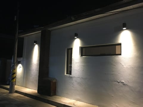 Facade/entrance, Night