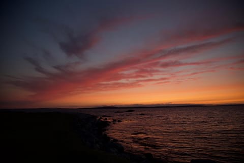 Natural landscape, View (from property/room), Sea view, Sunset