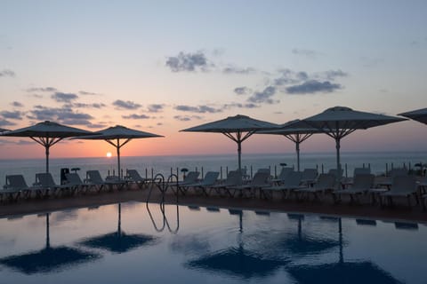 View (from property/room), Swimming pool, Sunset