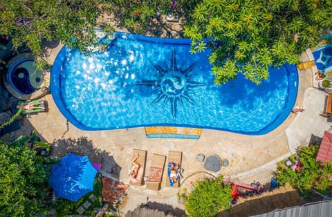 Bird's eye view, Swimming pool