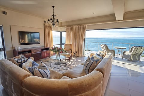 Living room, Seating area, Sea view