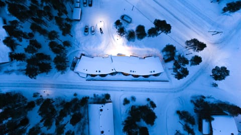 Natural landscape, Bird's eye view, Winter