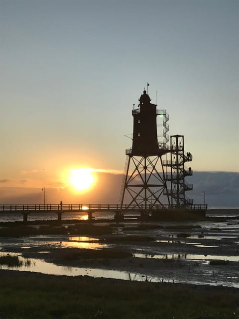 Nearby landmark, Sunset