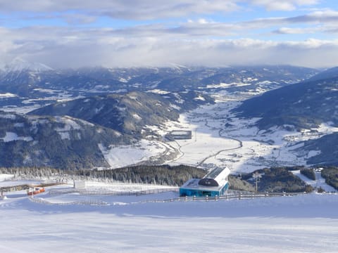 Natural landscape, Winter, Skiing