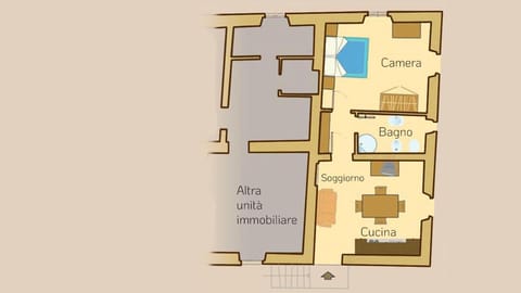 Appartamenti con cucina nelle colline toscane Apartment in Umbria