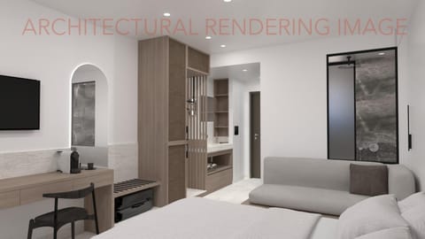 Photo of the whole room, Bedroom