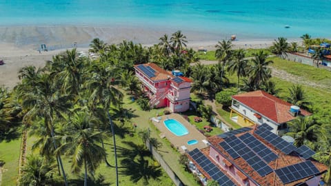 Property building, Bird's eye view, Beach, Pool view, Sea view, Swimming pool