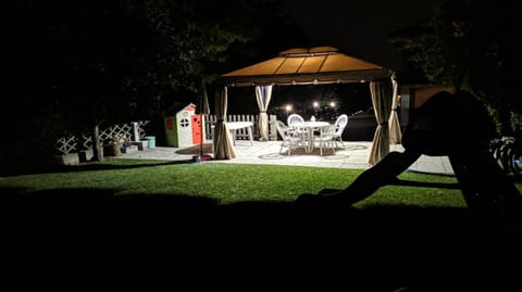 Night, Garden, Garden view