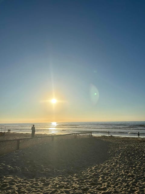 Nearby landmark, Beach, Sunset