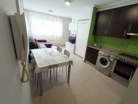 Kitchen or kitchenette, Dining area, pet friendly, stove, washing machine