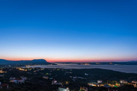 Bird's eye view, Sea view, Sunset