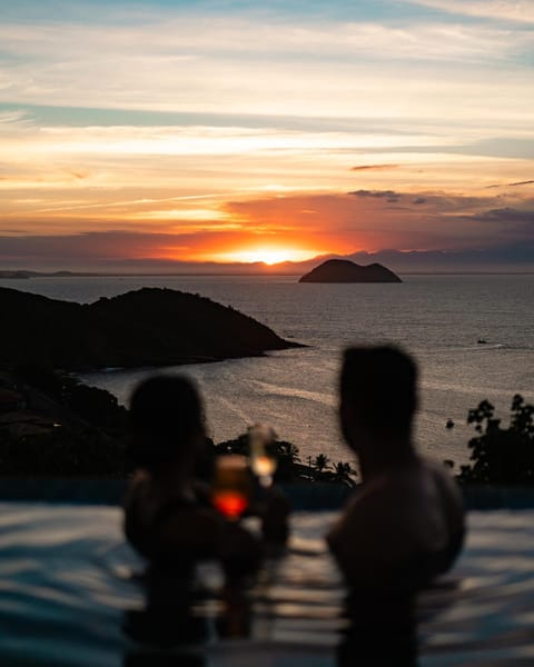 Pool view, Sea view, Swimming pool