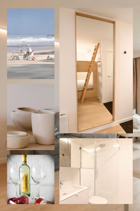 Studio zwembad met frontaal zeezicht Apartment in Ostend