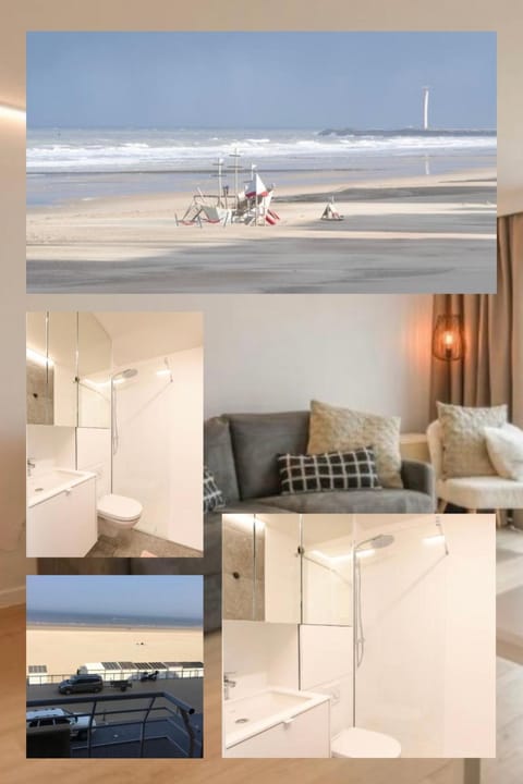 Studio zwembad met frontaal zeezicht Apartment in Ostend