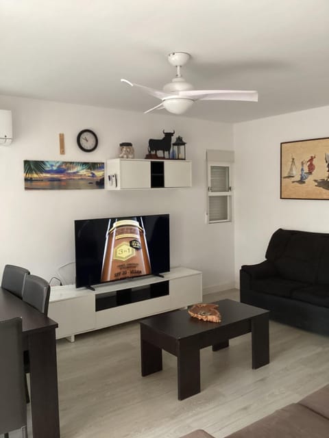 TV and multimedia, Seating area, fireplace