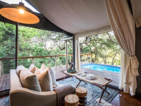 Rhino Sands Safari Camp Luxury tent in KwaZulu-Natal