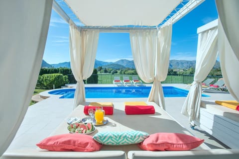 Natural landscape, Solarium, Mountain view, Pool view, Swimming pool, Swimming pool, sunbed