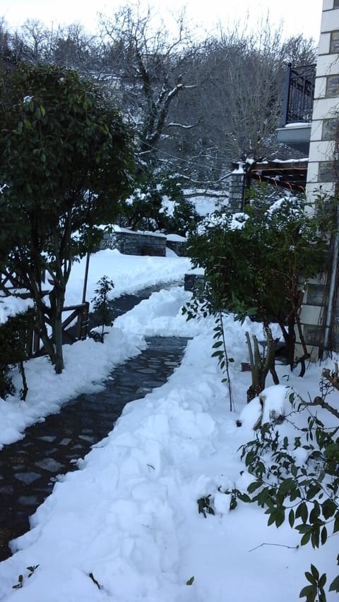 Facade/entrance, Winter, Balcony/Terrace, On site, Garden view