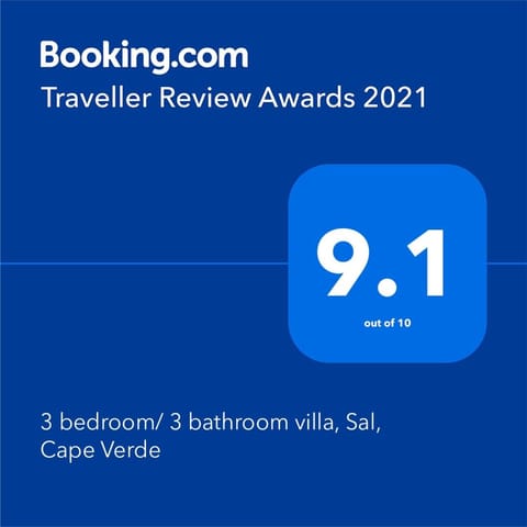 3 bedroom/ 3 bathroom villa, Sal, Cape Verde Villa in Cape Verde