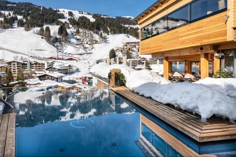 Winter, Pool view, Swimming pool, Swimming pool