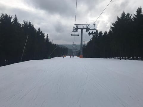 Winter, Skiing