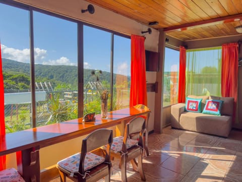 Natural landscape, View (from property/room), Living room, Dining area, Mountain view