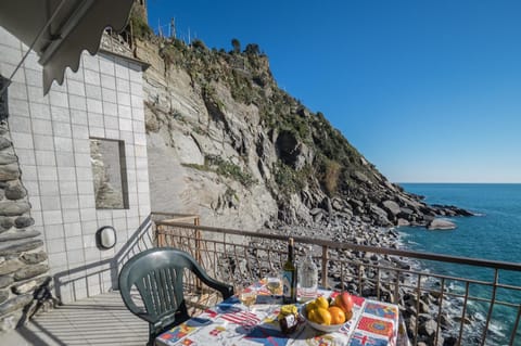 Unda de Ma Sea View Terrace Apartment Condominio in Vernazza