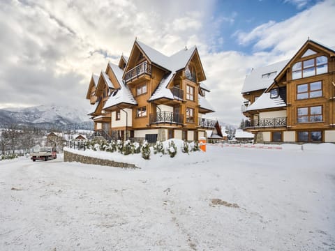 Property building, Day, Winter, Mountain view