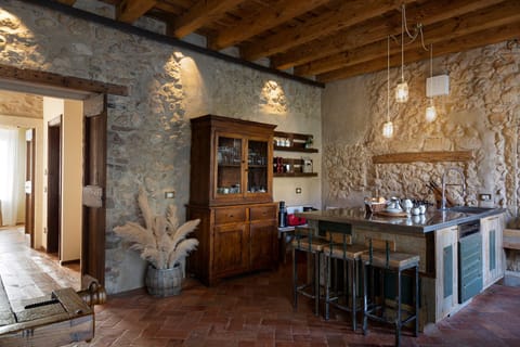 Kitchen or kitchenette, dishwasher, oven, stove, toaster, kitchen