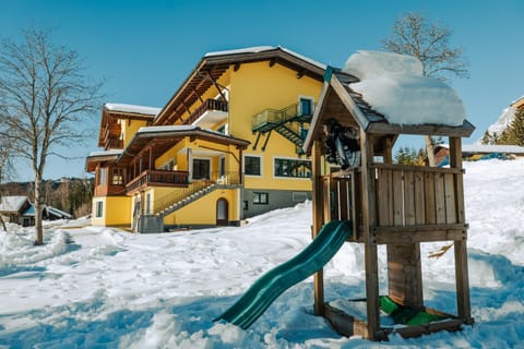 Property building, Winter, Children play ground