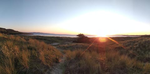 Beach, Hiking, Sunset