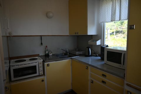 Kitchen or kitchenette, minibar, stove