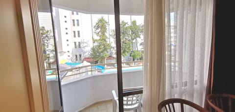 Day, View (from property/room), Balcony/Terrace, Pool view, Swimming pool