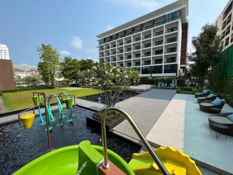 Property building, Garden, Aqua park, Pool view, Swimming pool