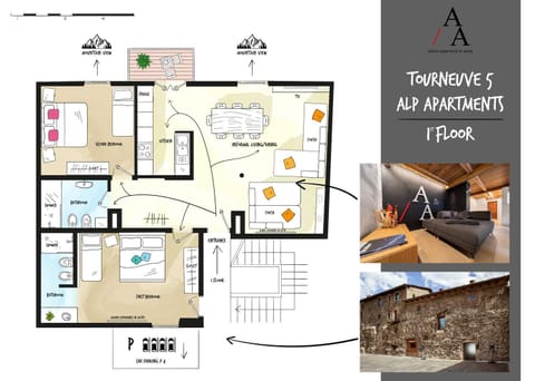 Alp Apartments - Tourneuve5 Condominio in Aosta