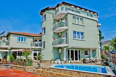 Property building, Day, Balcony/Terrace, Pool view, Swimming pool