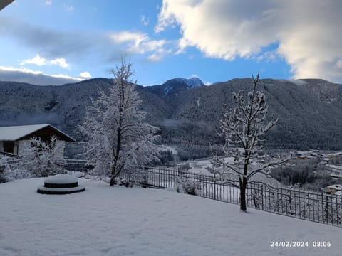 Natural landscape, Winter, Garden, Mountain view