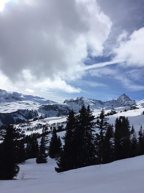 Natural landscape, Winter, Mountain view