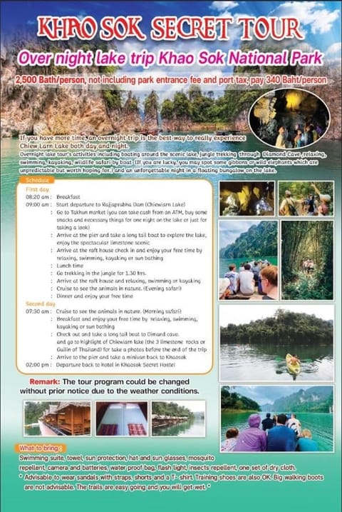 Khaosok Secret Hostel Hostel in Khlong Sok