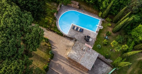 Bird's eye view, Pool view