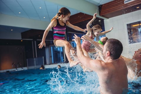 People, Swimming pool, children, Family