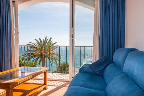 Living room, Seating area, Sea view