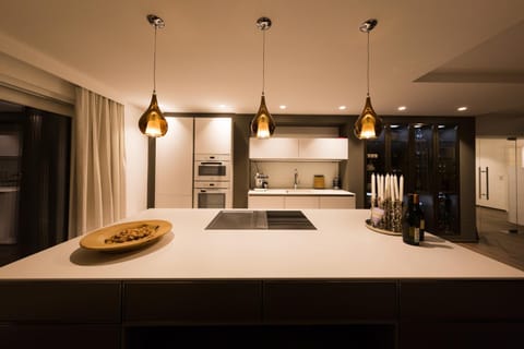 Coffee/tea facilities, Kitchen or kitchenette, Mountain view