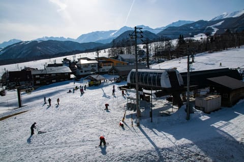 Winter, Skiing, Mountain view