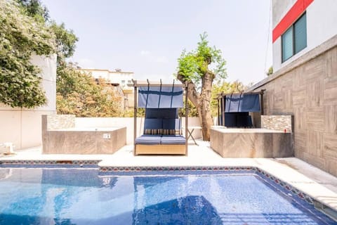 Loft Arte y Diseño Alberca Terraza Asador, CUERNAVACA SOMOS EL UNICO AIRBN QUE TE OFRECE 2 EXCLUSIVOS JACUZZIS PROFESIONALES CON AGUA CALIENTE Y SISTEMA DE HIDROMASAJE, TIPO SPA 5 ESTRELLAS Apartment in Cuernavaca