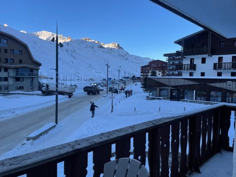 Studio cabine double balcon Tignes val claret ouvert toute l année Apartment in Tignes