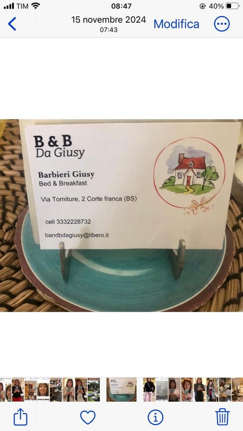 B & B Da Giusy Bed and Breakfast in Province of Brescia