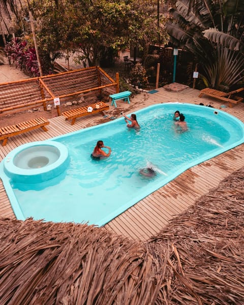 People, Pool view, Swimming pool