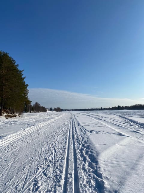 Winter, Skiing